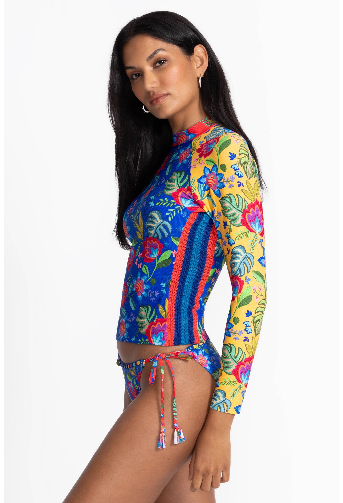 JOHNNY WAS SURF SHIRT WITH CROCHET