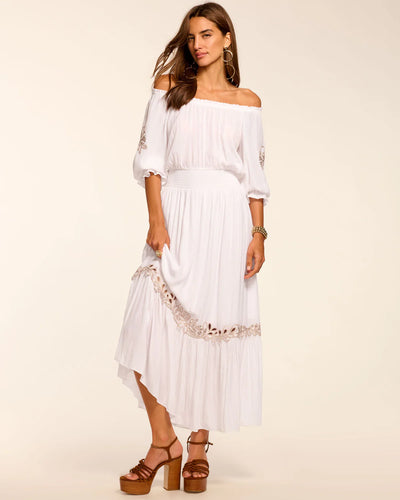 RAMY BROOK WHITE MAXI DRESS