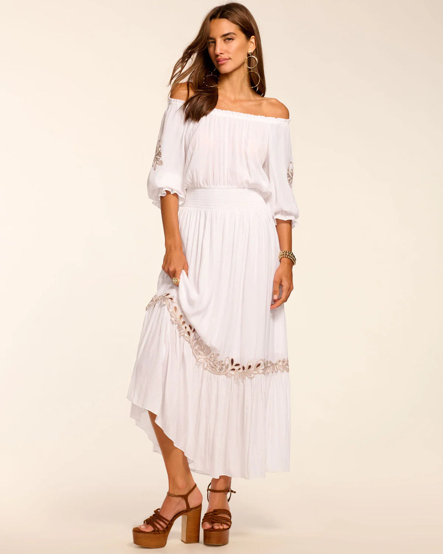 RAMY BROOK WHITE MAXI DRESS